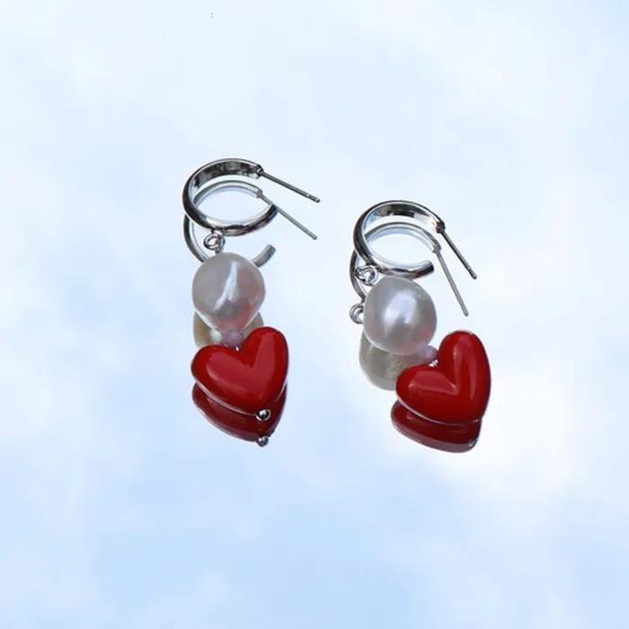 heart point earring