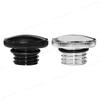 Chrome Vented Gas Cap Fuel Tank Smooth For Harley Sportster 883 XL Dyna Softail 96-23