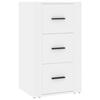 819420 vidaXL White Buffet 40x33x70 Cm Engineered Wood