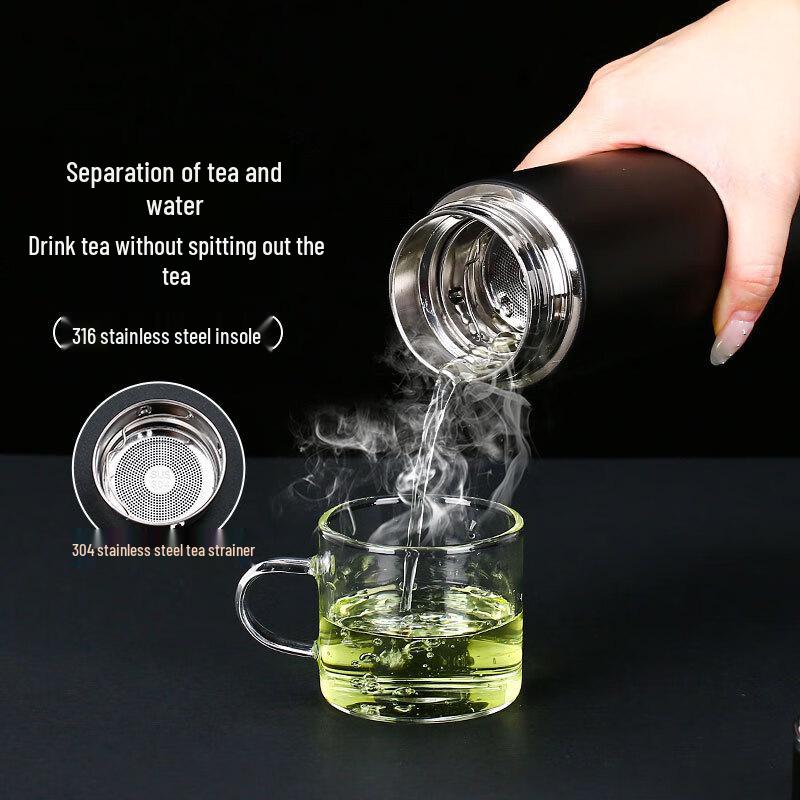 Shuixi Business Smart Stainless Steel Tea Cup Gift Set