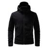 Spring and Autumn European and American Men's Outdoor Leisure Training Multi-Pocket Polar Fleece Warm Jackets S-XXL