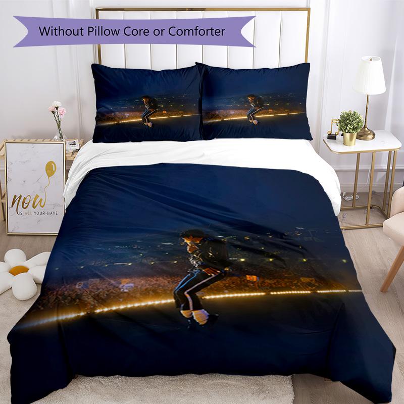 Michael Jackson Bedding Set Breathable Duvet Cover With Pillowcases Home Decoration Birthday Gift