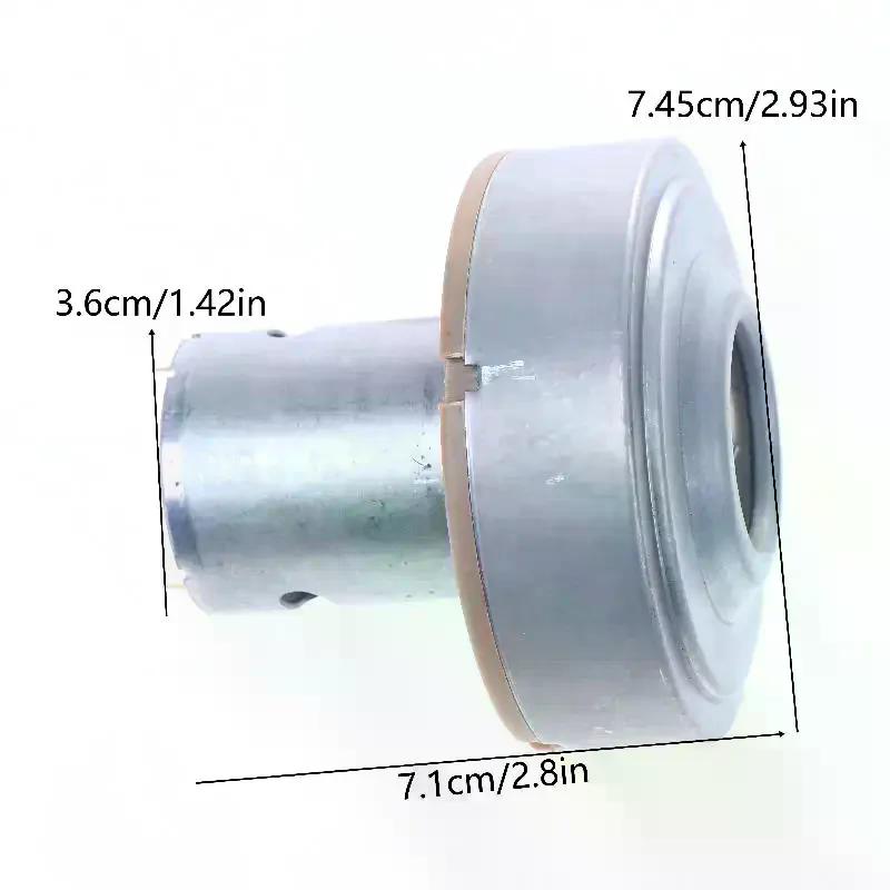 Micro Carbon Brush Motor, 120W 545 High Speed, 12V DC, 1/2Pcs for Vacuum Cleaner Parts