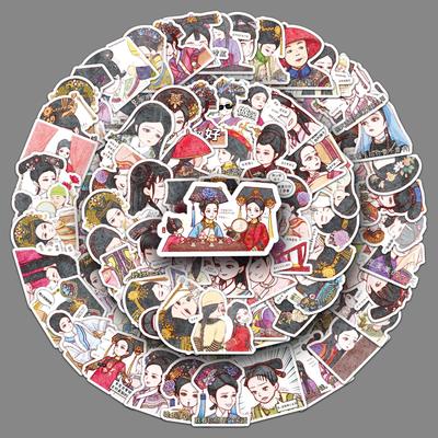 100 Graffiti Stickers Creative Funny Expression Packaging Decoration Water Cup Mobile Laptop Stickers