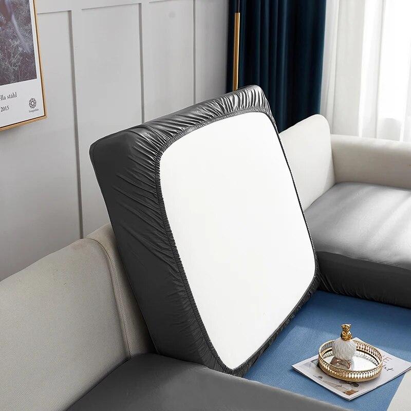 Wasserdichter PU-Möbelschutz, solider Sofabezug, Ecksofa-Sitzbezug, elastischer Stretch-Couchbezug, schützt für Haustiere
