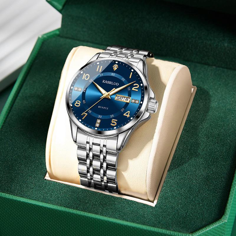 Casaro Men'S Watch Stylish And Simple Quartz Watch Waterproof Luminous Calendar Versatile Men'S Watch