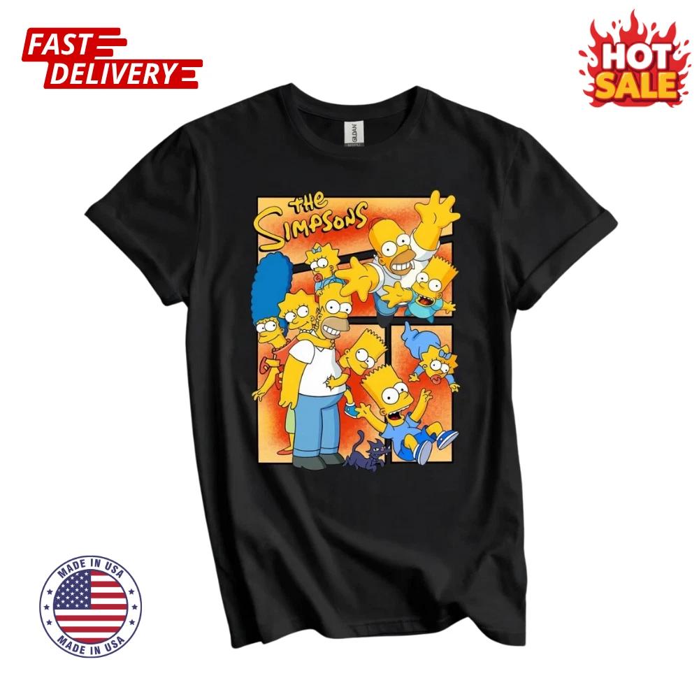 

SALE! Simpsons Family Portrait T shirt Men Women Unisex Inspired Graphic T shirt 3XL