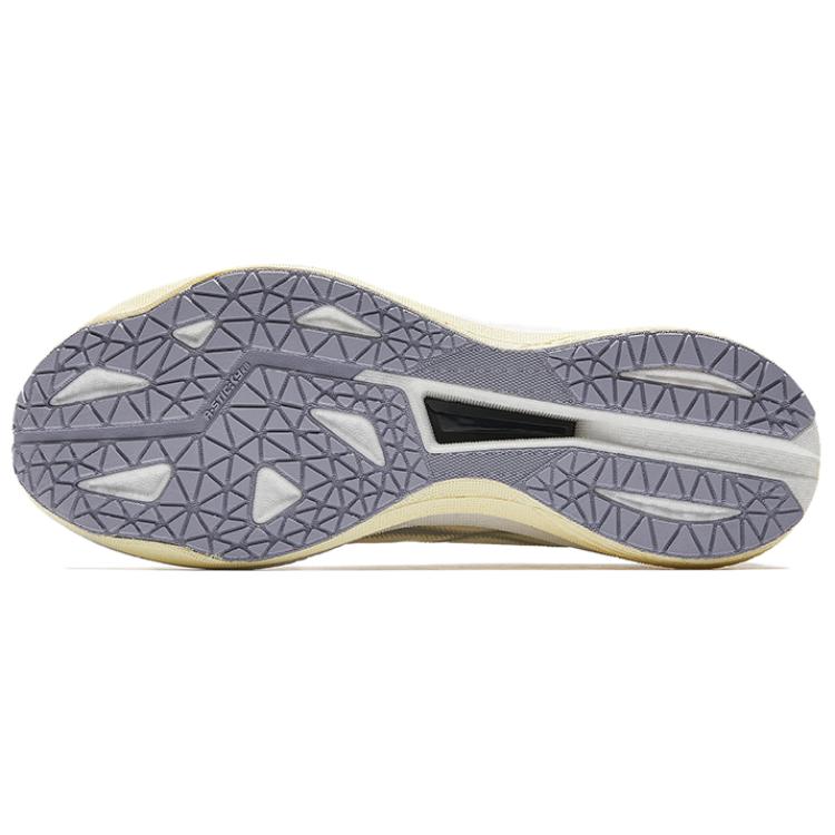 Anta Slip Resistant Abrasion Resistant Low top Casual City Commuting Running Shoes Men's Beige Silver 112525532A-3