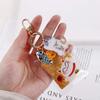 Key Holder Bag Charm Key Rings Maneki Neko Key Chain Keyring Ornaments Fortune Lucky Cat Keychain