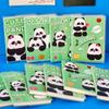 Creative Panda Silicone Notebook: Student Mini Cartoon Portable Diary Planner