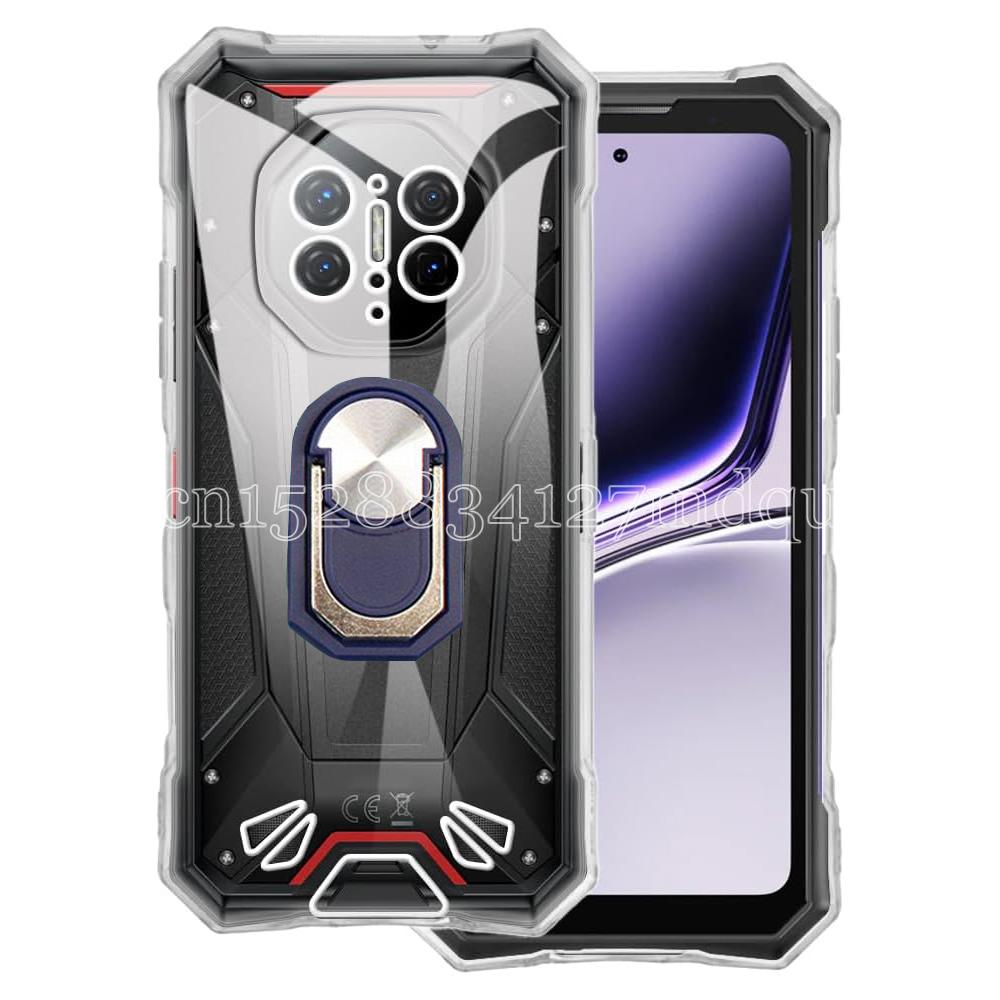 Ring Holder Case For DOOGEE S300 Pro Shockproof Soft TPU Kickstand Cover on For DOOGEE S300 Plus 2026