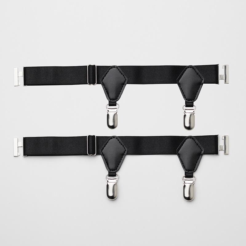 

Унисекс Нескользящий Пояс-подвязка с Двойными Зажимами для Аксессуаров для Бедер, Голеней и Носков One Size