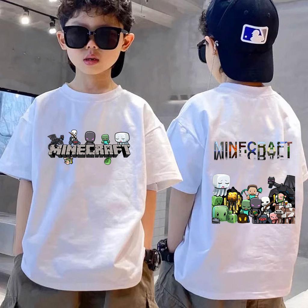 Summer Children's Short Sleeved Shirt with Double-sided Printed Fashion T-shirt