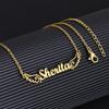 Angel Wings DIY Personalized Name Necklace For Women Stainless Steel Custom Elegant Exquisite Girls Birthday Jewelry Best Gift
