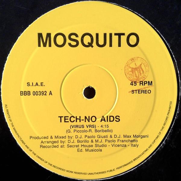 

12inch Record MOSQUITO - Tech-No Aids BBB00392 BBB 1992 Italy Dance & Electronica Used