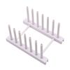 Dish Drainer Rack Kitchen Plates Holder Drying Organizer Plates Display Shelf Pot Lid Storage Stand Plate Detachable Save Space