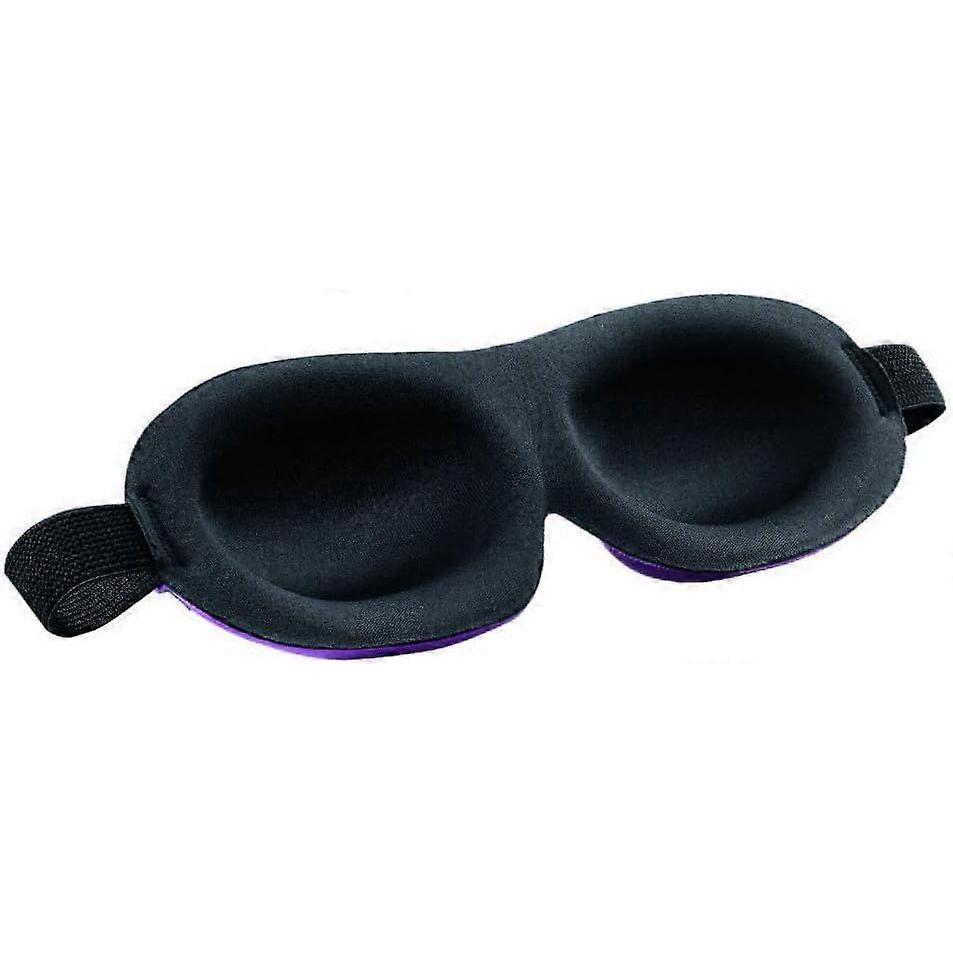 Ultralight Comfortable Contoured Travel and Sleep Eye Mask, Black Eyelash, One Size (5824) Black Eyelash