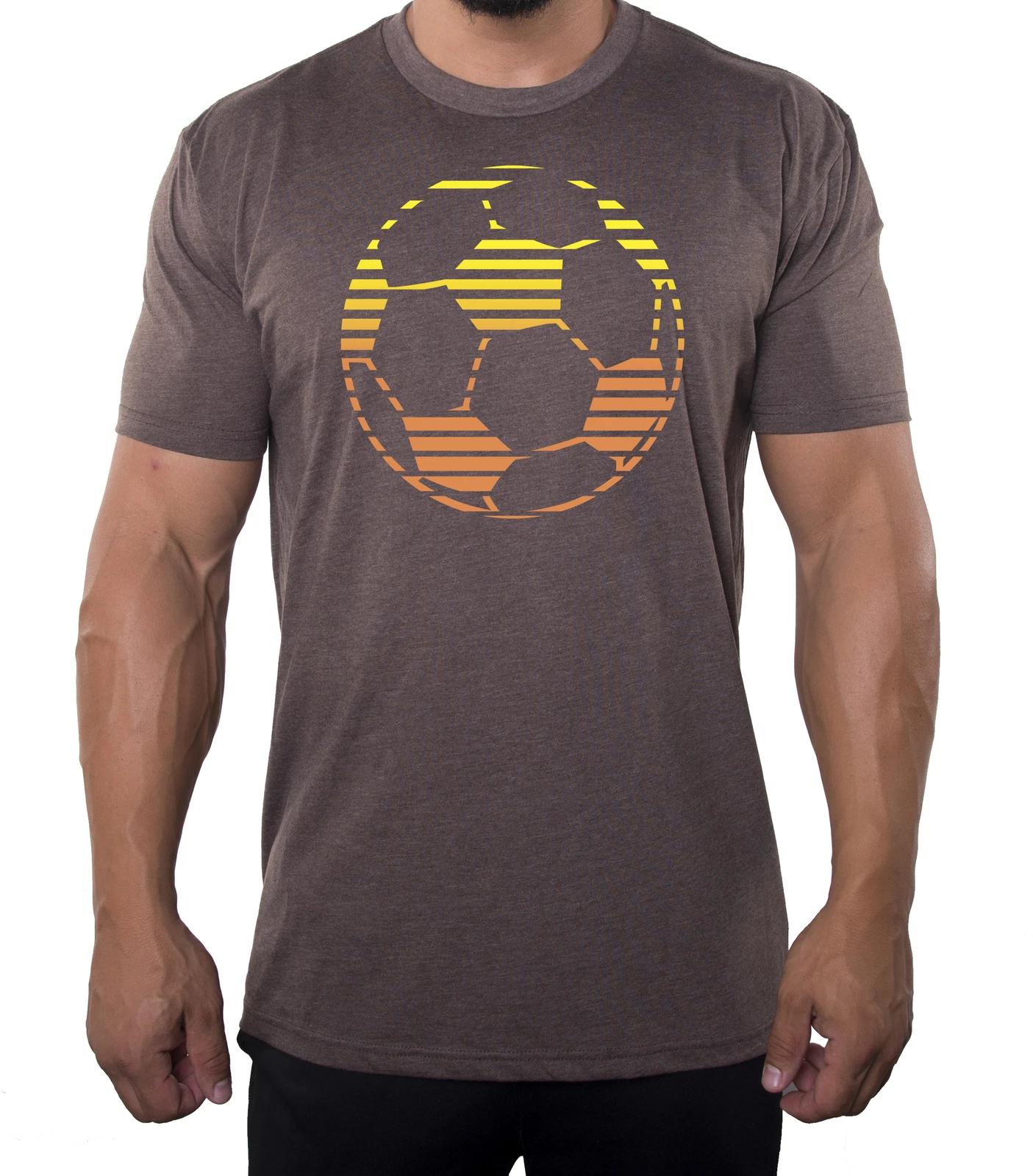 Soccer Ball Sun, Graphic T-Shirts, Men s Soccer Shirts 4XL
