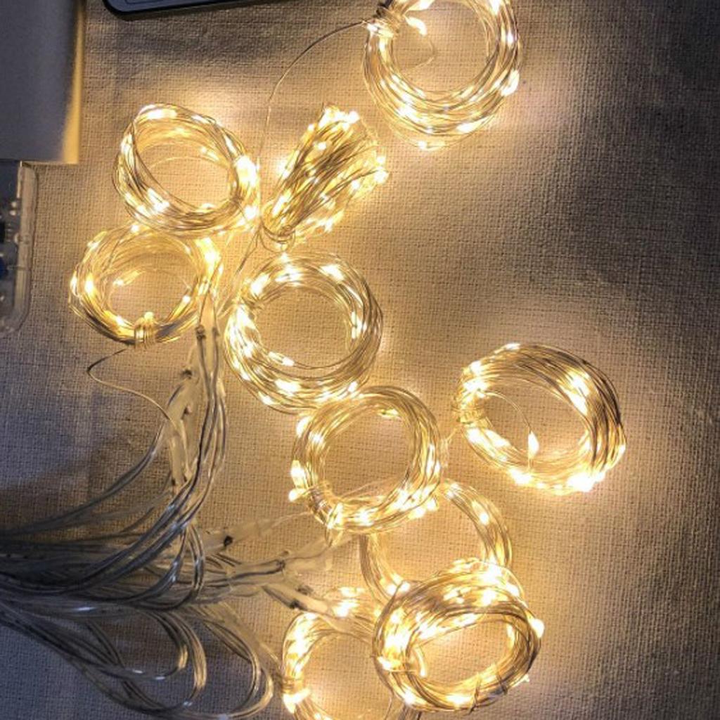 Creative Party Wedding Curtain Lights USB String Light With Remote Control