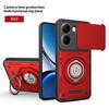 Slide lens protection Case For Poco X8 Pro Redmi Turbo 5 Rotate Magnetic Ring Holder Shockproof Hard Cover For POCO X8Pro Bumper