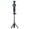 Extension Rod Tripod with 1/4inch Thread Extending Selfie Stick Rod Bar Protable Tripod Stand for DJI Osmo Action 5 Pro/Pocket 3