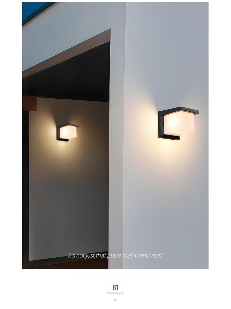 LED Waterproof Outdoor Wall Light for Balcony, Corridor, Courtyard, and Garden