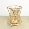 European Luxury Metal Glass Vase for Dry Flowers Nordic Living Room Table Decor