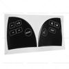 Car Steering Wheel Button Stickers FOR LEXUS ES350 2007-2012 Steering Wheel Button Repair Decals Interior