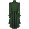 Womens Vintage Steampunk Long Coat Gothic Overcoat Ladies Retro Jacket