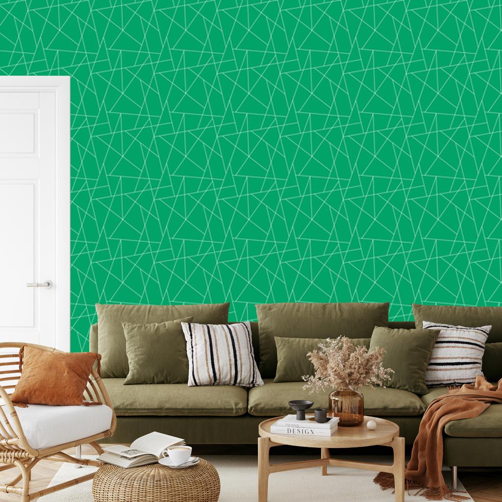 Geometric sea pattern wallpaper, clear detail 50x1000