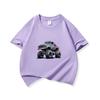 Kids Cotton T Shirt Cool Cartoon Offroad Vehicle Print Crew Neck Short Sleeve Tee Casual Boys Girls Summer Tops