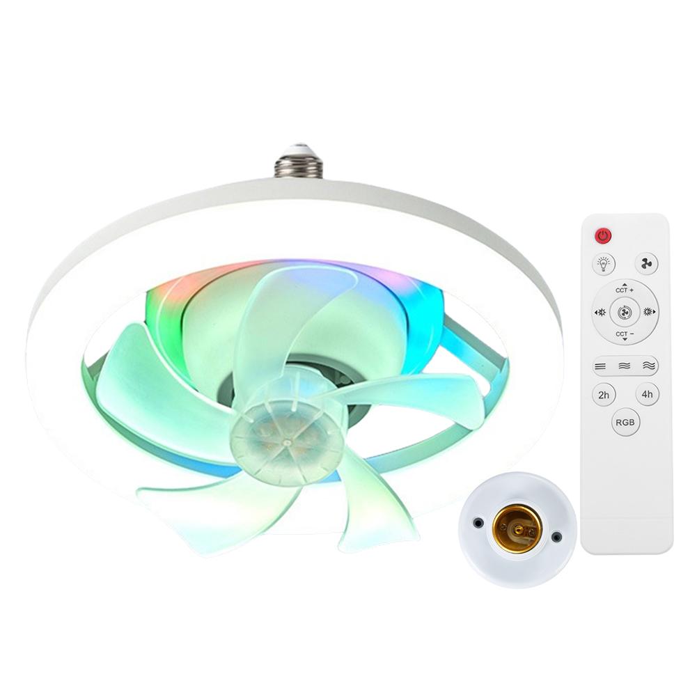 Moderní stropní ventilátor s LED světlem a dálkovým ovládáním, tichý stropní ventilátor do ložnice, obývacího pokoje a kuchyně