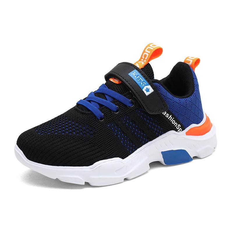 Classmates and children 6-12 years old Spring and Autumn breathable mesh sneakers fashionable versatile student running shoes 28