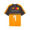 Puma X McLaren Replica Racing Norris Knitted Crew Neck Short Sleeve T-Shirt Men Tops 713953-01