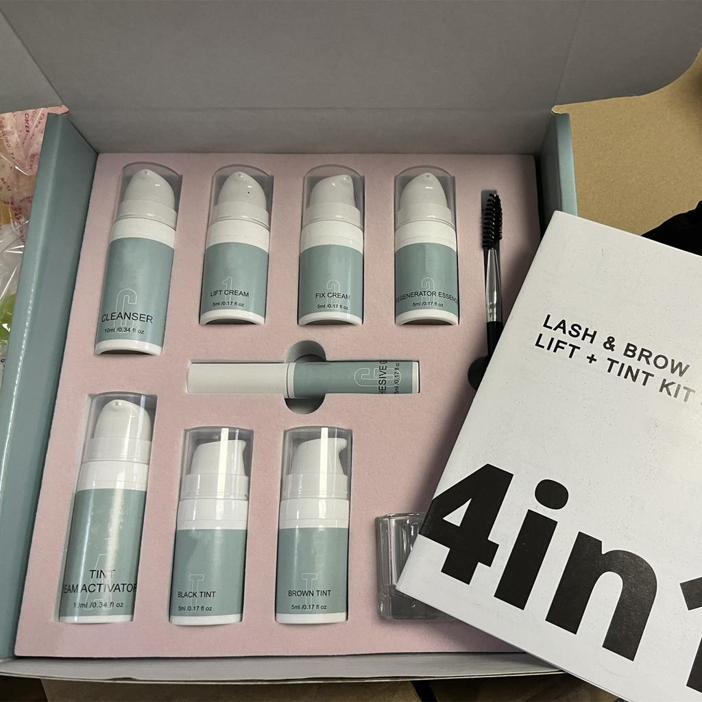 Luxury Organic Lash Lift Brow Lamination Kit Long Lasting Cream Lashlifting Tool with Logo Private Label Tint Set
