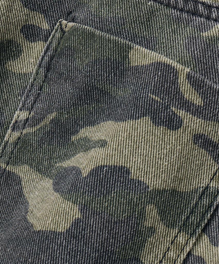 Yujen Single-Pleat Cargo Pocket Pants_Camouflage