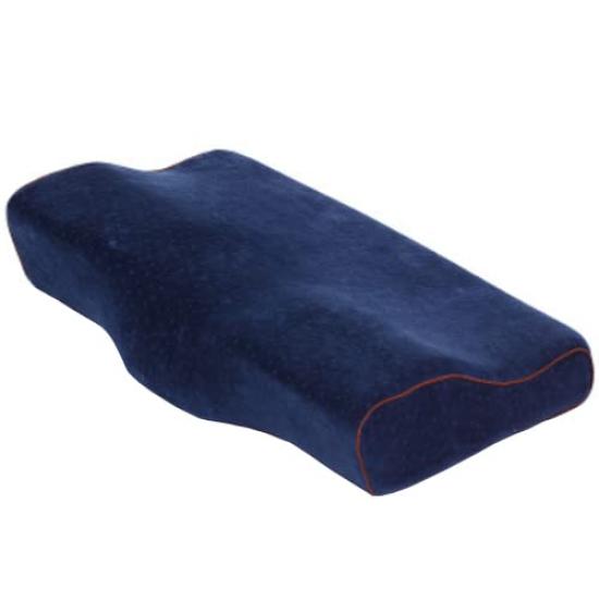Refreshing Memory Foam Pillow with 3D Structure, Clean and Comfortable, Navy