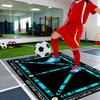 Fußball Trainings Teppich Matte Teppich Sportspiel Heimdekoration Langlebig Innen Kinder Aktivität Spielfeld Bodenmatte mit Pfeildesign