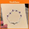 Handcrafted Geometric Cz Stone Silver Womens Bracelet For Gift Giving