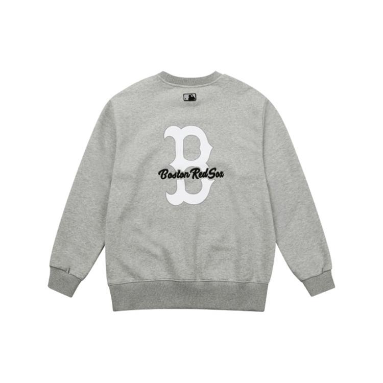 MLB Sweatshirts Unisex Gray Crew Neck Moderate Regular 31MT10111-43M XS