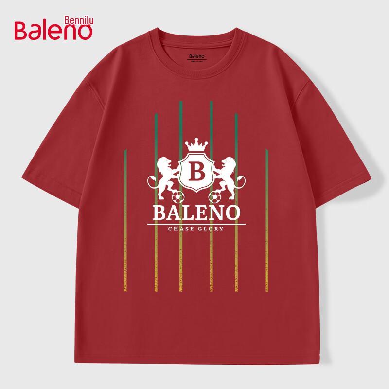 Baleno Men s Heavyweight Pure Cotton Short-Sleeve T-Shirt XL