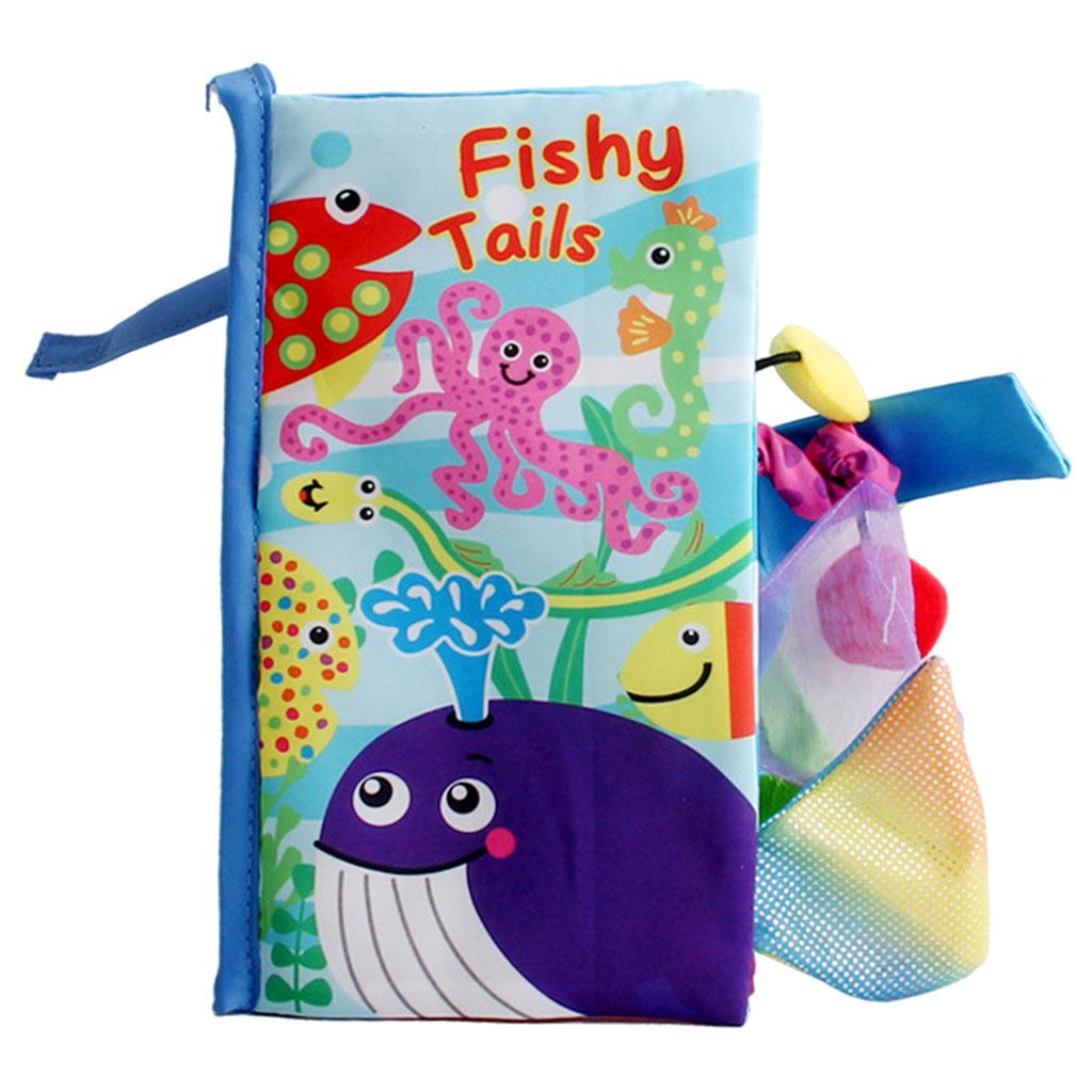 Book Crinkle Development Interactive Stroller Toy 0-6 Months