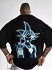 Camiseta con estampado de Dragon Ball, estilo streetwear, 100% algodón, manga corta, corte oversize, para hombre y mujer, ropa holgada, estilo Harajuku Y2K.