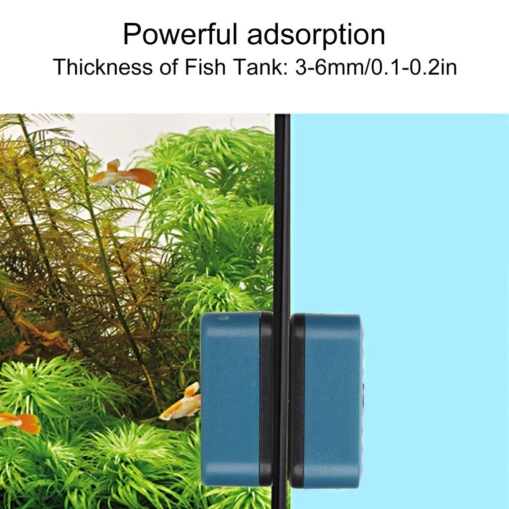 Aquarium Glass Cleaner Professional Double Sided Magnetic Algae Scraper For Aquarium Fish