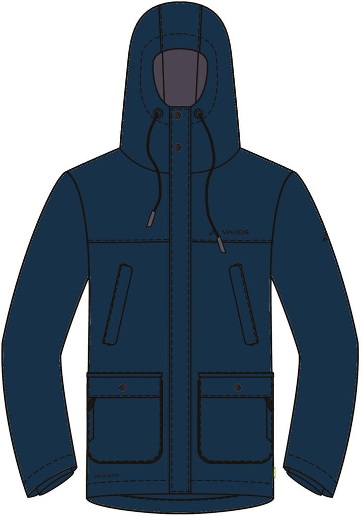 VAUDE Мужская куртка Manukau Parka II Мужская куртка Manukau Parka II (42591) темное море уни