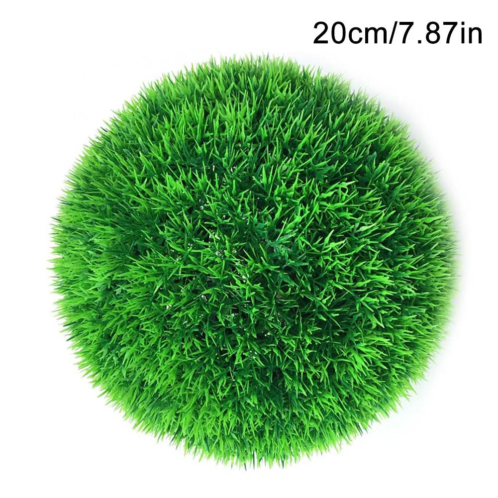 12-40cm Artificial Grass Topiary Balls Hanging Ball For Wedding Party Diy Hotel Home Yard Garden Decoration