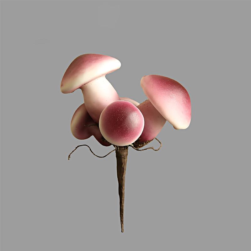 1PC Artificial Plant Cute Micro Landscape DIY Mini Mushrooms Simulated Forest Landscape Accessories Bonsai & Garden Decor