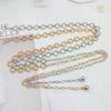 Fashion Metal Waist Chain - Adjustable Thin Belt Suit Dress, Trendy Sexy Link