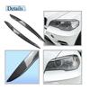 2pcs Car Headlight Eyebrow Eyelid Cover Trim ABS Carbon Fiber Black for BMW X5 E70 2008 2009 2010 2011 2012 2013