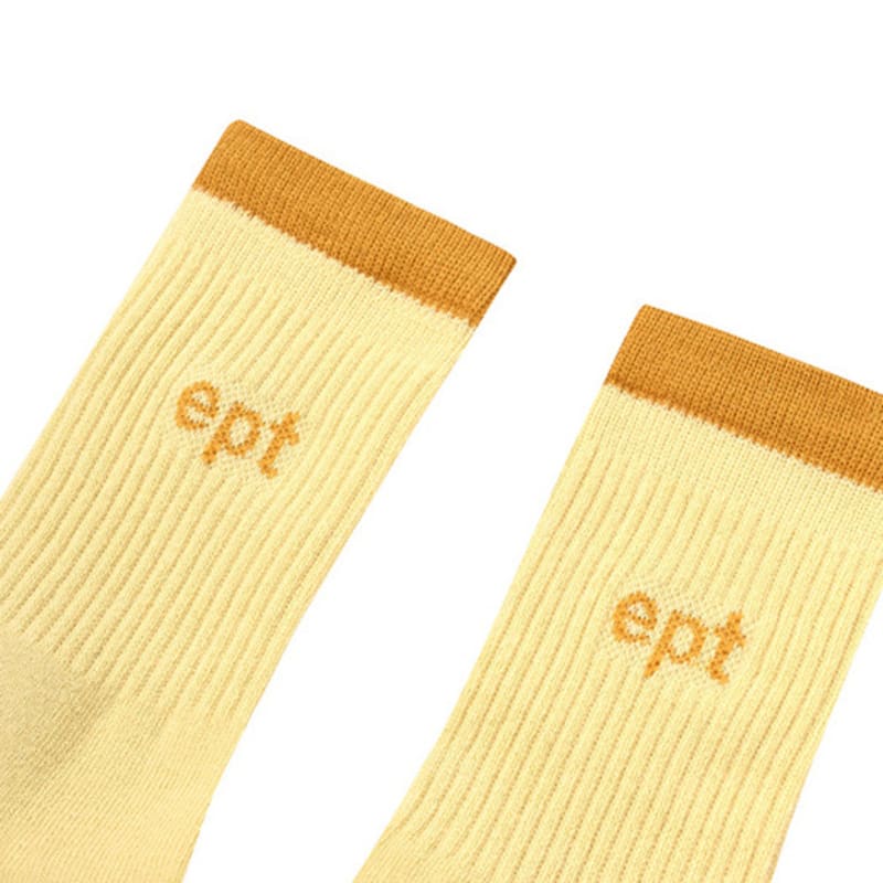 EPT LINE LOGO SOCKS (YELLOW_MUSTARD)